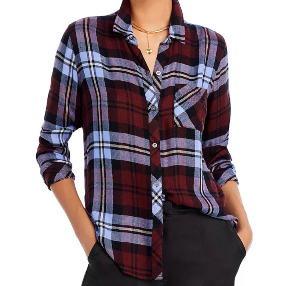 Rails Hunter Plaid Shirt (Size M)